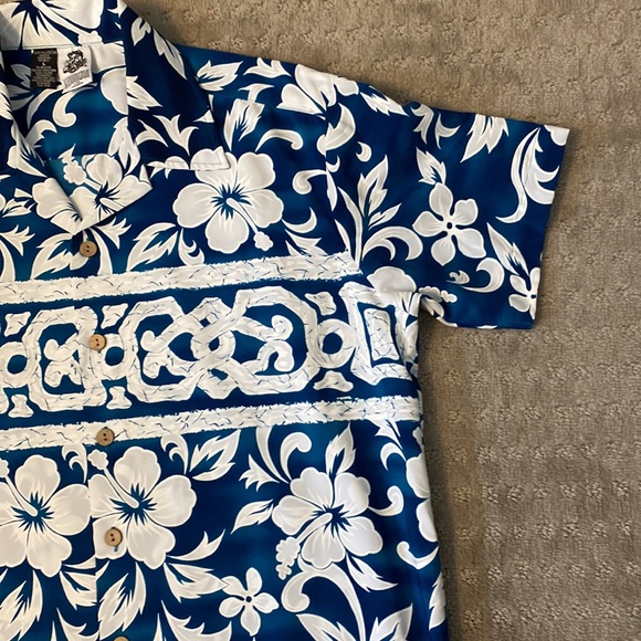 Kennington LTD Hawaiian Button Down Shirt - Picture 4 of 5